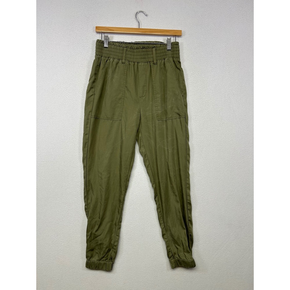 Utility Gorpcore Abercrombie & Fitch Womens XS Olive Green Lyocell Jogger Pants
